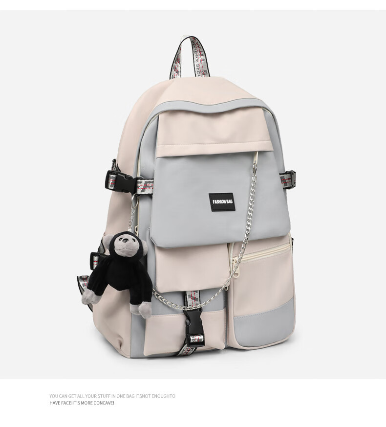 Viney Backpack for Men And Women, Large Capacity Lightweight School Bag for Middle School High School College Students, Travel Bag Trendy Business Laptop Bag High Aesthetic Value 4-6 Grade Elementary School Students Lightweight Travel Bag Simple Casual Outdoor Hiking 12