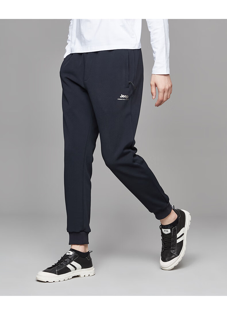 Jeep Men's Casual Outdoor Sports Soft Comfortable Knit Windproof Warm Jogger Pants 6647 2