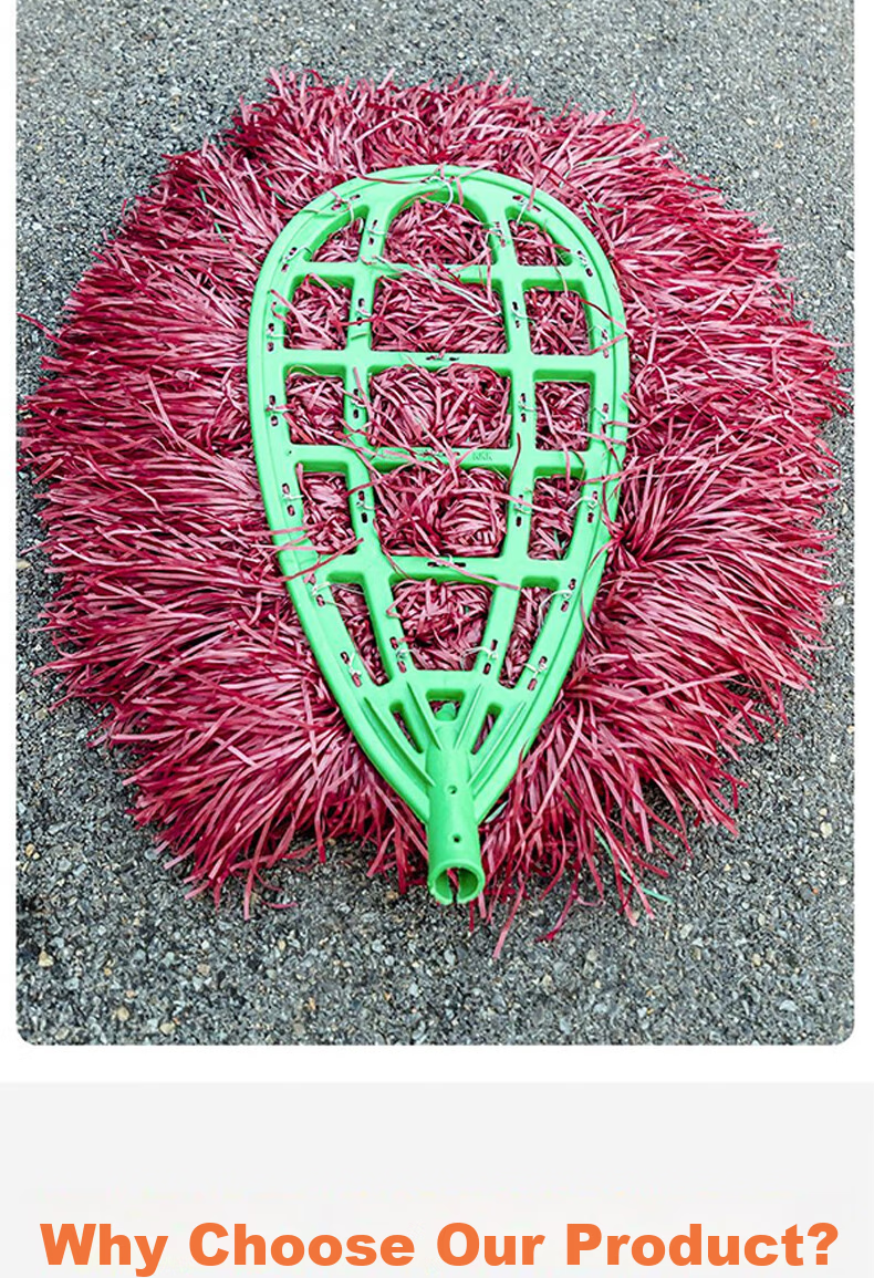 Aoyida Plastic Broom, Large Yard Sweeper, Thick Street Sweeping Broom for Sanitation Workers, Leaf And Dust Broom for Courtyard And Street Cleaning 7