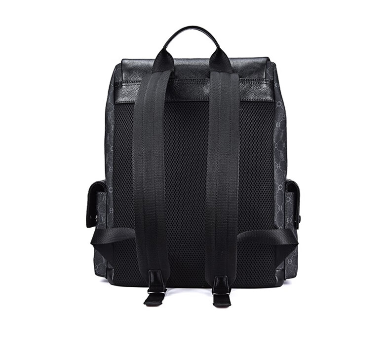 Hush Puppies Large Capacity Backpack, Casual Versatile Backpack for Men, Cowhide Business Backpack, 14-Inch Birthday Gift 13