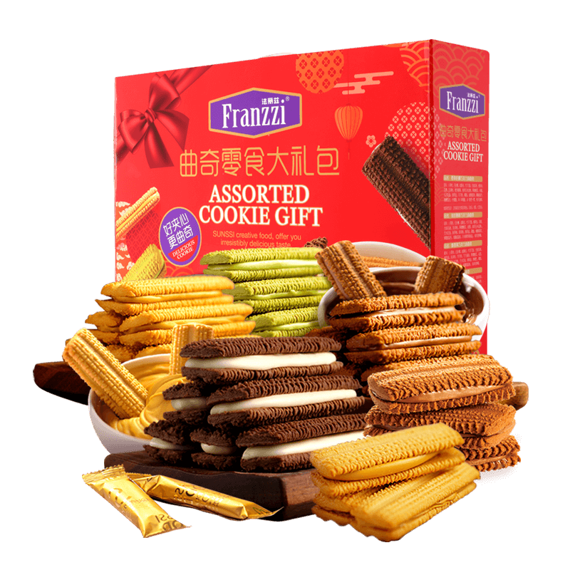 法丽兹曲奇饼干休闲零食年货礼盒办公食品企业团购公司过年送礼礼物950g