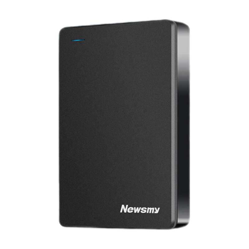 Newsmy 1TB External Hard Drive Mechanical Dual Drive Backup Qingfeng Plus Metal Version USB3.0 2.5-inch Dawn Black Phone Connection Data Backup