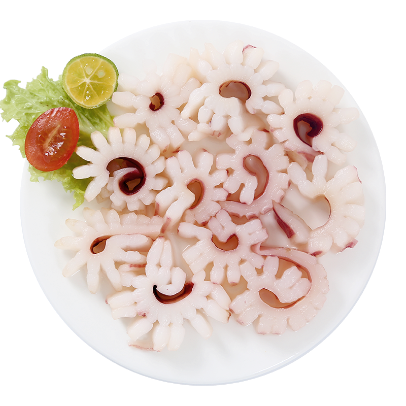 初鲜冷冻鱿鱼花250g 速冻锁鲜 免切 烧烤火锅食材 海鲜软足 海鲜送礼
