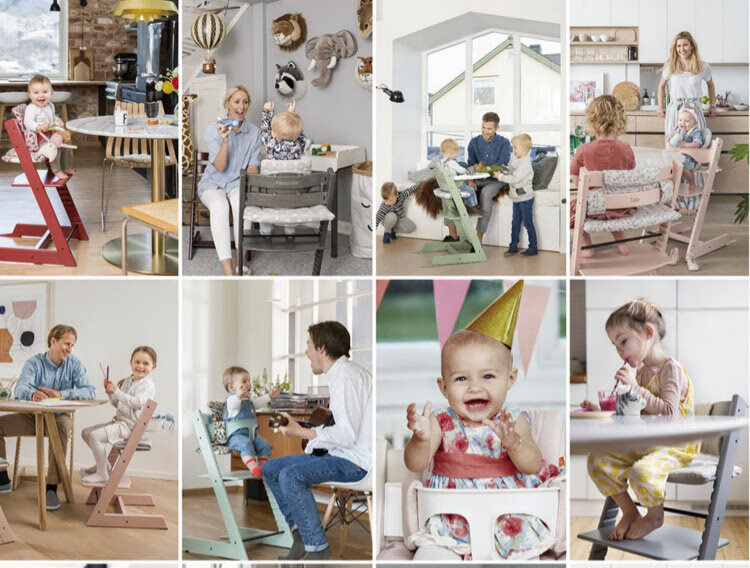 Stokke Growth Chair, Multifunctional Baby High Chair Learning Seat, TT Five-Piece Set with Free Cushion - Glacier Gree 15