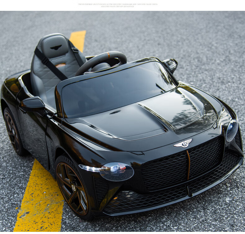 BeRica Children's Electric Car, Four-Wheel Vehicle, Authorized by Bentley, Remote Control, Toy Car for Boys And Girls, Rideable, Baby Gift 18