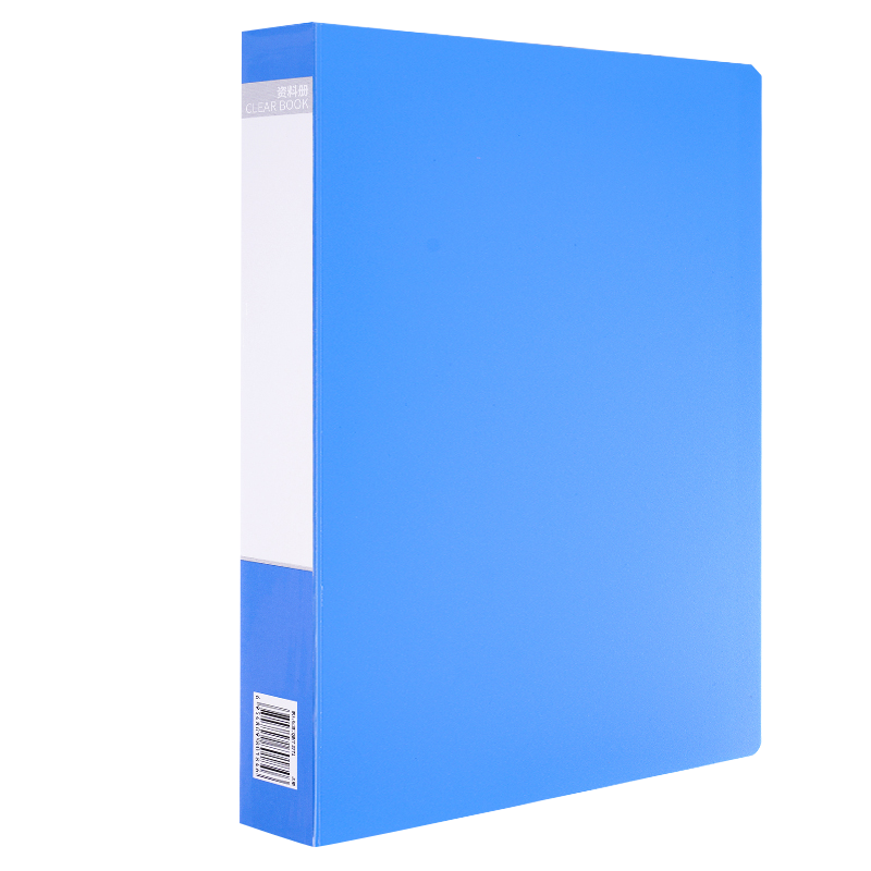 TANGO A4 Document Folder, 30 Pages, Pocket File Folder, Loose-Leaf Binder, Durable And Sturdy, Not Easily Detachable, Office Supplies, Blue