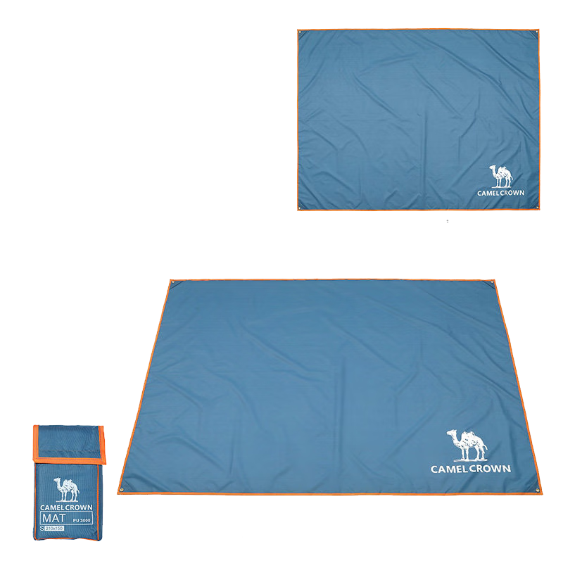 CAMEL Outdoor Ground Mat Tent Camping Pad, Thickened Waterproof Wear-Resistant Picnic Mat, Moisture-Proof Floor Mat A0S3H8O102 Indigo Blue