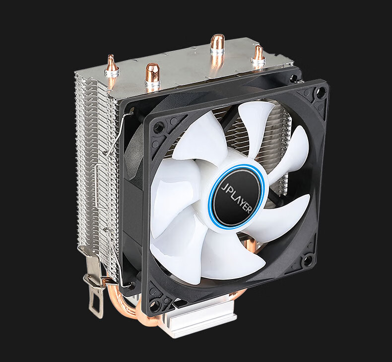 JPLAYER Ziyi Collaboration Edition 4 Copper Tube CPU Cooler, Black ARGB Lighting Synchronization, Intelligent Temperature Control (Supports All Platforms, Includes Thermal Paste, 170W Power Dissipation) JPS-509 11