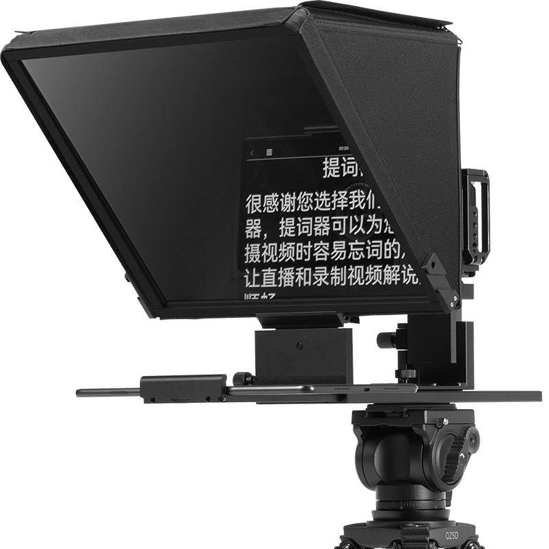 AMBITFUL T16 Teleprompter Large Screen Live Streaming Dedicated Phone Tablet DSLR Mirrorless Camera Portable Large-Sized Speech Broadcasting Host Teleprompter Gadget