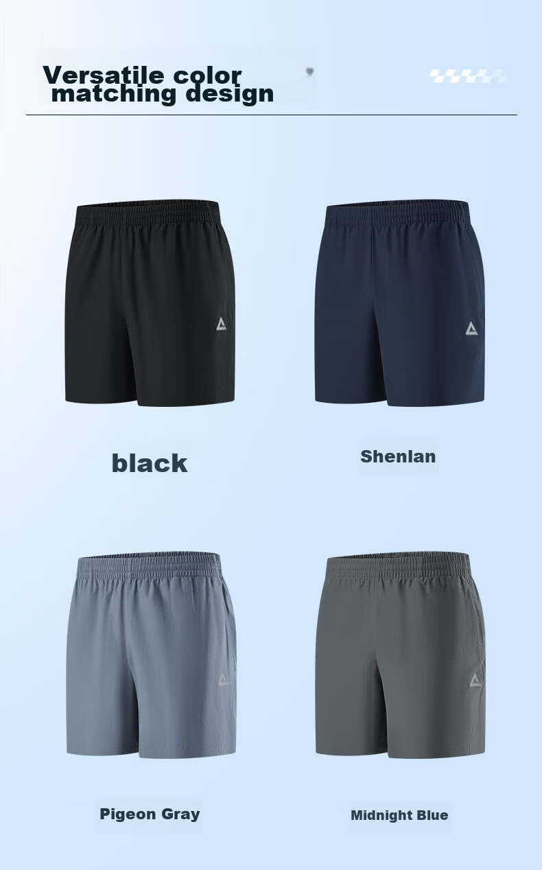 PEAK Quick-Dry Shorts for Men, Summer Running Sports Loose Badminton Pants, Casual Breathable Knee-Length Shorts DF352291 7