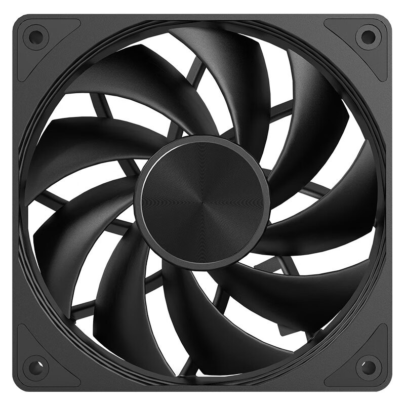 Great Wall Archimedes X120 Performance Edition 12CM Fan (70CFM High Airflow, Aluminum CD Pattern, 2000 RPM, PWM, Silicone Pad, 60CM Long Cable)