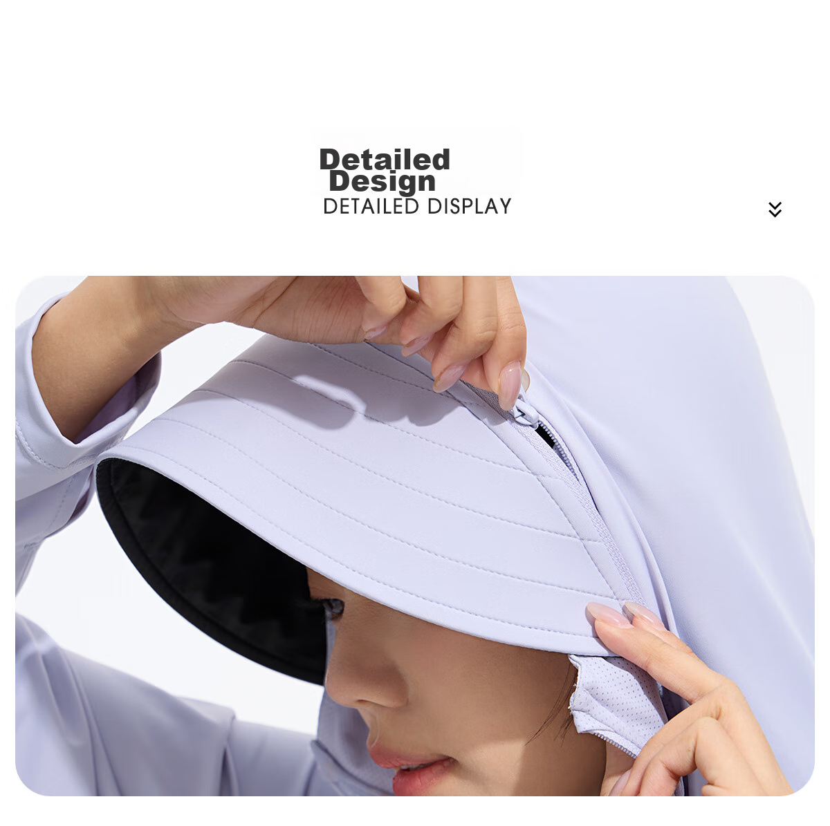 CAMEL [Panda Collaboration], Cool White Outdoor Sun Protection Clothing for Men And Women, UV-Resistant Ice-Cool Sun Protection Garment 39