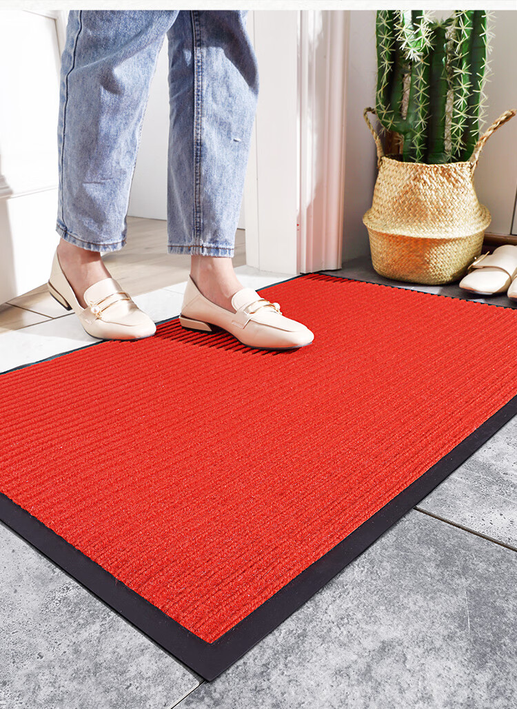 Dajiang Entrance Door Mat, Front Door Foot Mat, Housewarming Red Carpet, High-End Outdoor Door Mat, 60x90cm 10