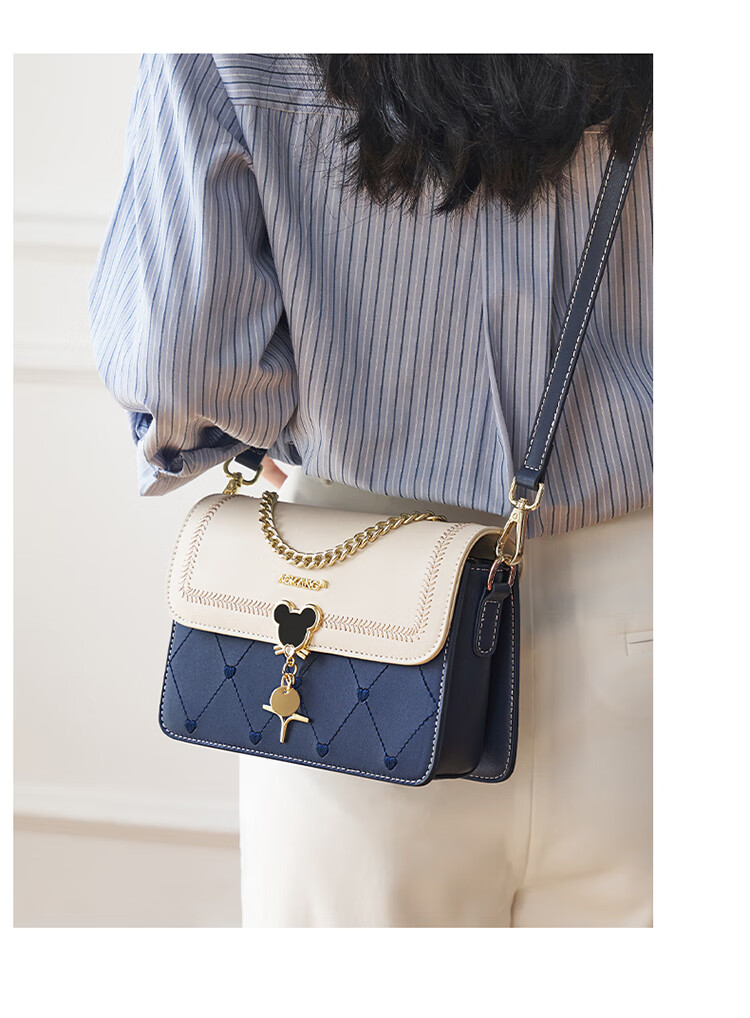 Aokang Women's Handbag, 2026 New Trendy Cowhide Small Square Bag, Light Luxury Crossbody Shoulder Bag, Birthday Mother's Day Gift for Girlfriend Or Wife 20