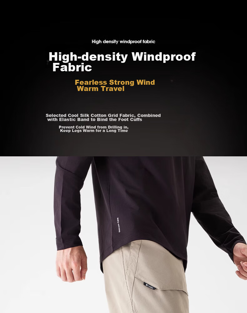 CAMEL Men's Cargo Pants, Loose-Fitting, Slimming, Windproof, Functional Straight-Leg Casual Trousers, A14CA68689R 5