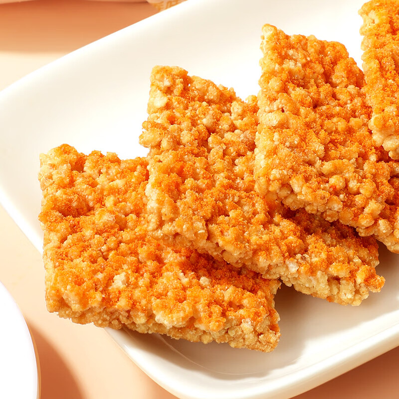 味滋源 糯米锅巴500g盒装蟹黄味独立包装小零食安徽特产怀旧小吃