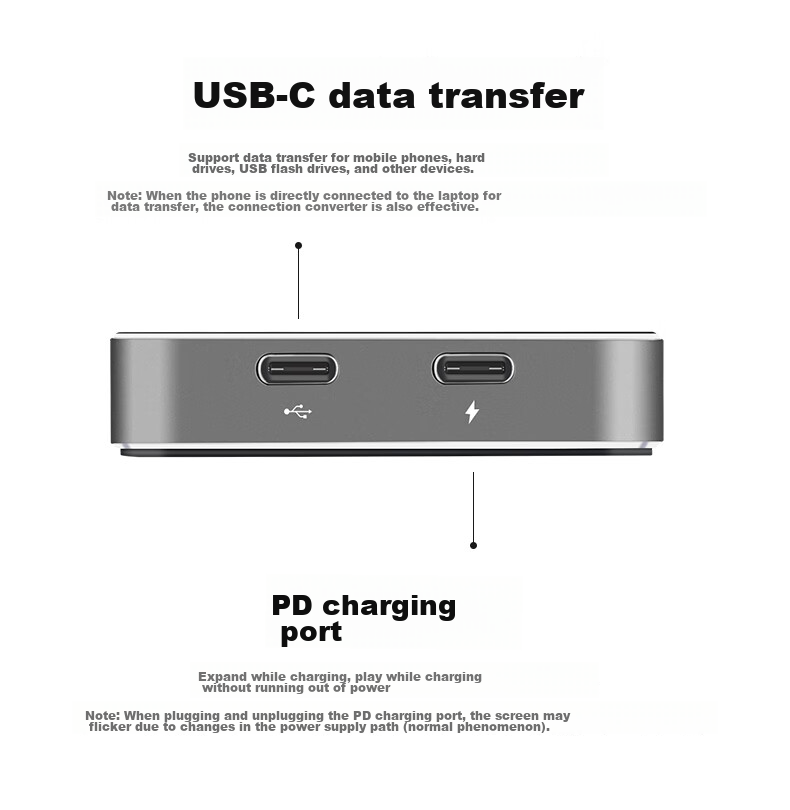 UGREEN Type-C Expansion Dock, Computer Converter, Gigabit Ethernet Port Expansion Dock, 4K 60Hz Gaming High Refresh Rate HDMI Adapter, Multi-Functional Interface for Computers, Compatible with Apple And Huawei 7