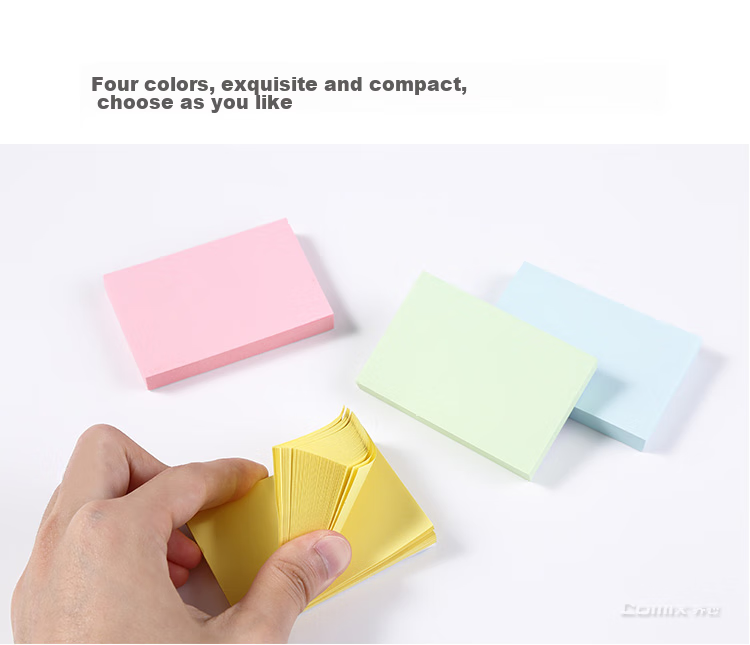 COMIX 12 Packs Sticky Notes/Notepads/Notebooks/Reminders (76x51mm), Random Colors, D5001 7
