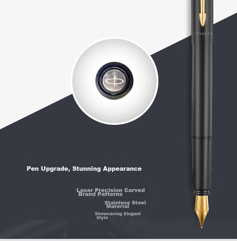 PARKER Fountain Pen, Signature Pen, Office Use, Personal Gift, Customized Set, Weiya Xl Zilang Blue Ink Pen + Mini Ink Gift Box, Mid-Autumn Festival Gift for Friends, Baitiao Discount 8
