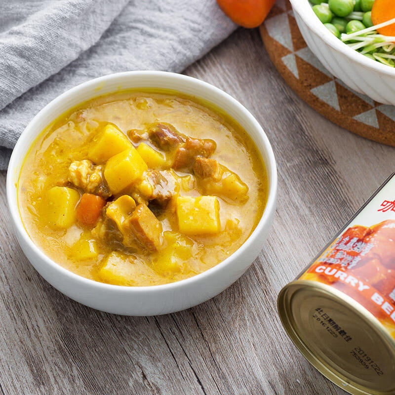 古龙 咖喱牛肉罐头240g 即食速食预制菜熟制拌饭浇头酱中华老字号