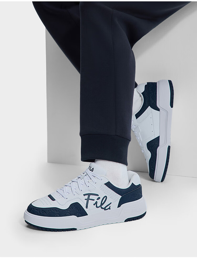 FILA Official [Yi Yangqianxi Edition] Men's Retro Square Casual Sneakers 8