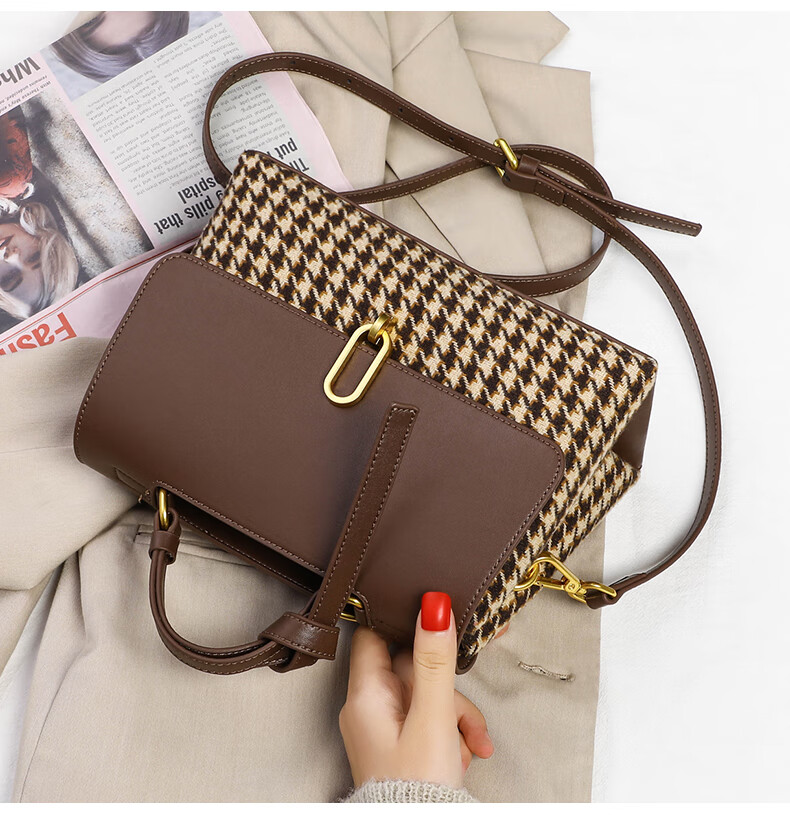 Aiqinghai Handbag, Women's Shoulder Bag, Crossbody Bag, Tote Bag, Light Luxury Brand, Commuter Gift, Practical Present for Mother's Day 10