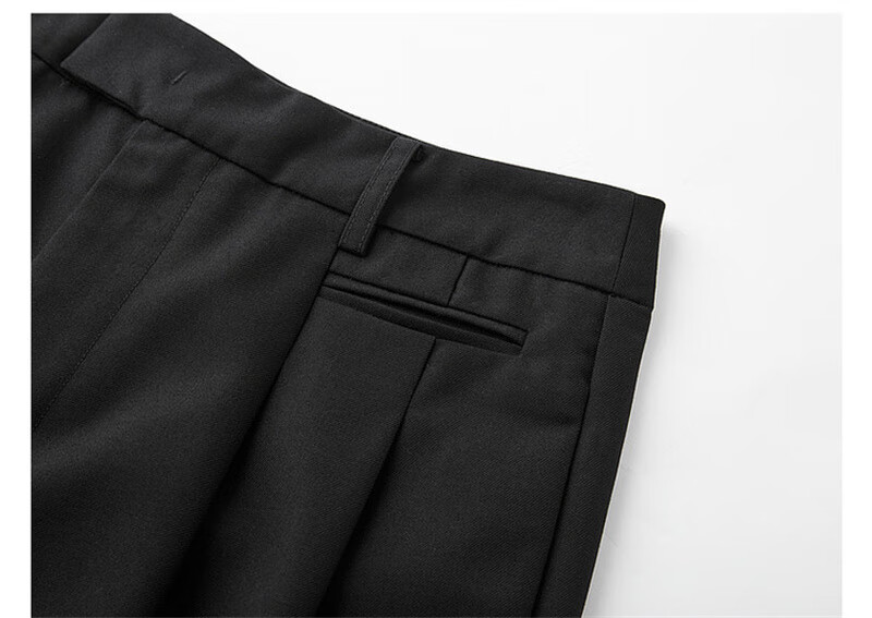 Dme Commuter Straight-Leg Elegant Pants, Spring And Autumn Mid-Rise Fashion Simple Casual Trousers for Women, Linen Gray, Size 26 9