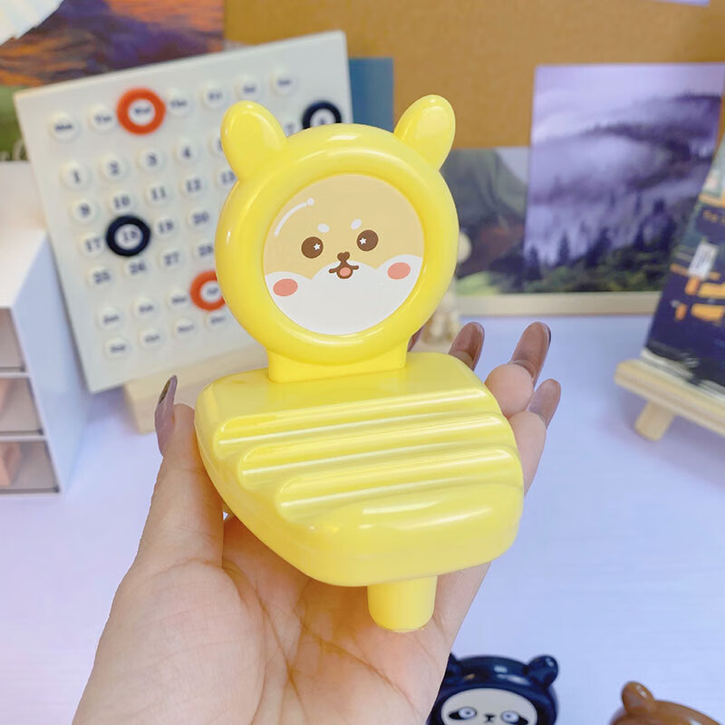 Youjia Liangpin Small Chair Phone and Tablet Stand Desktop Ornament Cartoon Puppy Little Brother Popular Gift for Friends