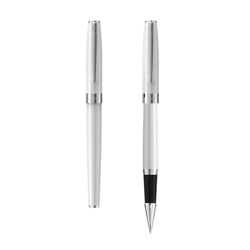 Подарочный набор ручек Pimio Signature, шариковая ручка для бизнеса и офиса, ручка для подписи, подарок на Новый год для мужчин и женщин, ручка для письма для студентов и взрослых, 717 Фарфоровая с серебряным зажимом