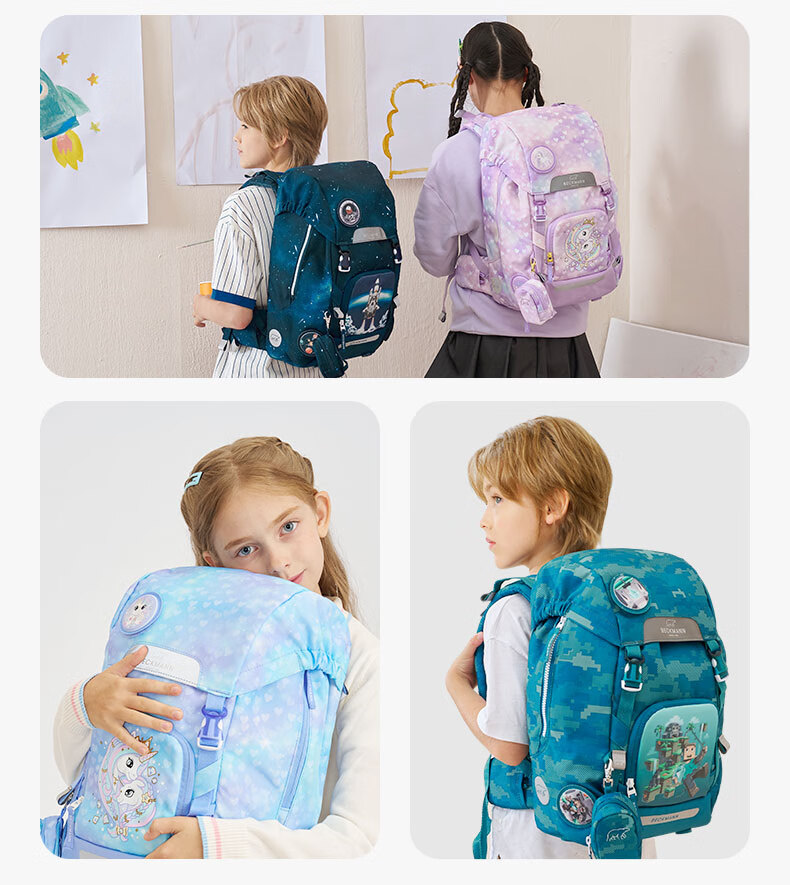 Beckmann Norwegian Primary School Student Spine Protection Large Capacity Stylish Backpack for Grades 4-6 Boys And Girls, First And Second Grade Children's Backpack 22