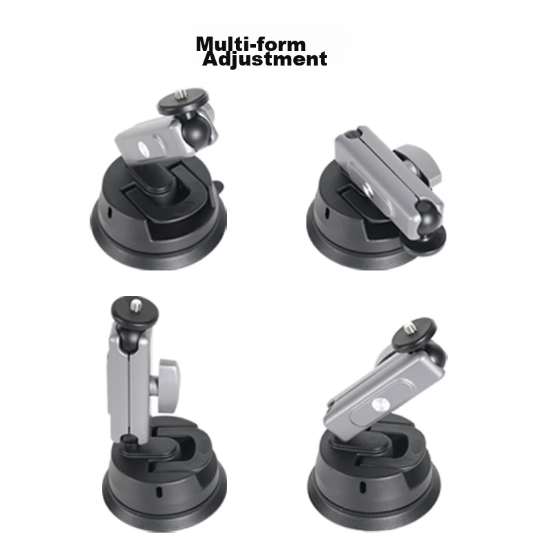 Qiye Car Suction Cup Mount Compatible with Insta360 X4 Panoramic Action Camera, Instax5 Accessories, X3 Car Roof Window, X5 Ceiling Fixed Windshield Mount for Sedans 4