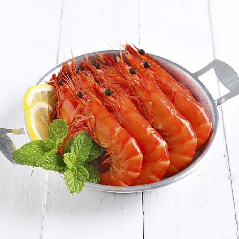 京东超市 海外直采泰国活冻黑虎虾(超大号20/30规格)净重850g 17-26只/盒