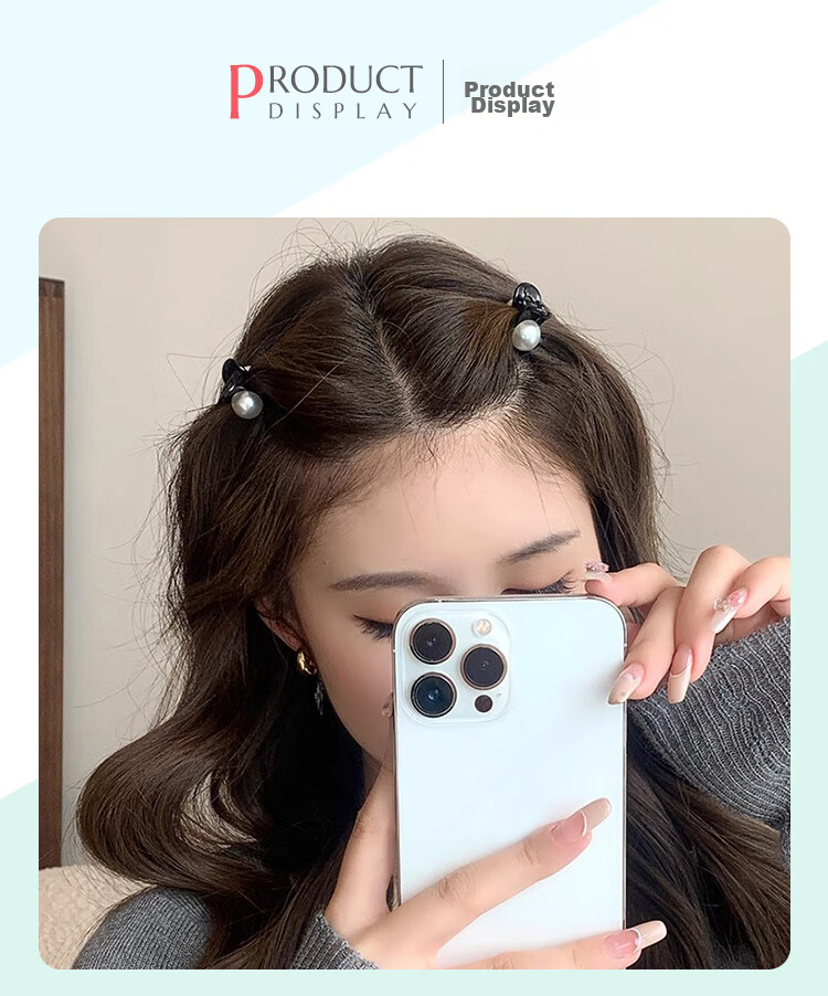 CHIMERA 2-Piece Hair Claw Clips, Back of Head Half-Up Hairpins, Side Bangs Clips, Hair Accessories, Birthday Gift for Wome 13