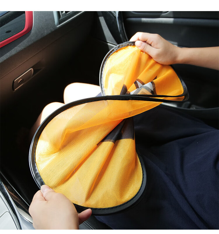 Digalun Car Side Window Sunshade Creative Vehicle Sunshade Mesh Curtain Suction Cup Solar Side Window Sunshade Board Heat Insulation Trendy R-Star Pair 8