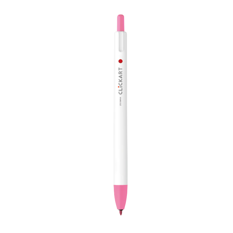 ZEBRA Art Dot Retractable Watercolor Pen for Students And Children, Doodle Drawing Coloring Fine Tip Colored Pen Journaling Pen WYSS22 Pink Single Pen Watercolor Marker