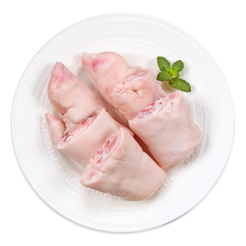 精气神 国产无抗山黑猪猪蹄块800g 冷冻免切猪蹄子猪爪 猪肉生鲜美食