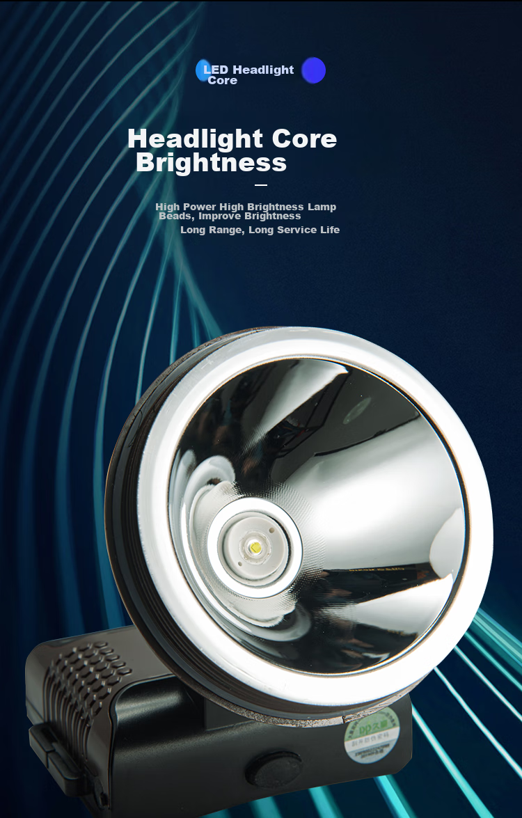 DP LED-7082S Lithium Battery Headlamp, Rechargeable Outdoor Lighting Fishing Lamp, High-Intensity Long-Range Head-Mounted Mining Lamp 8