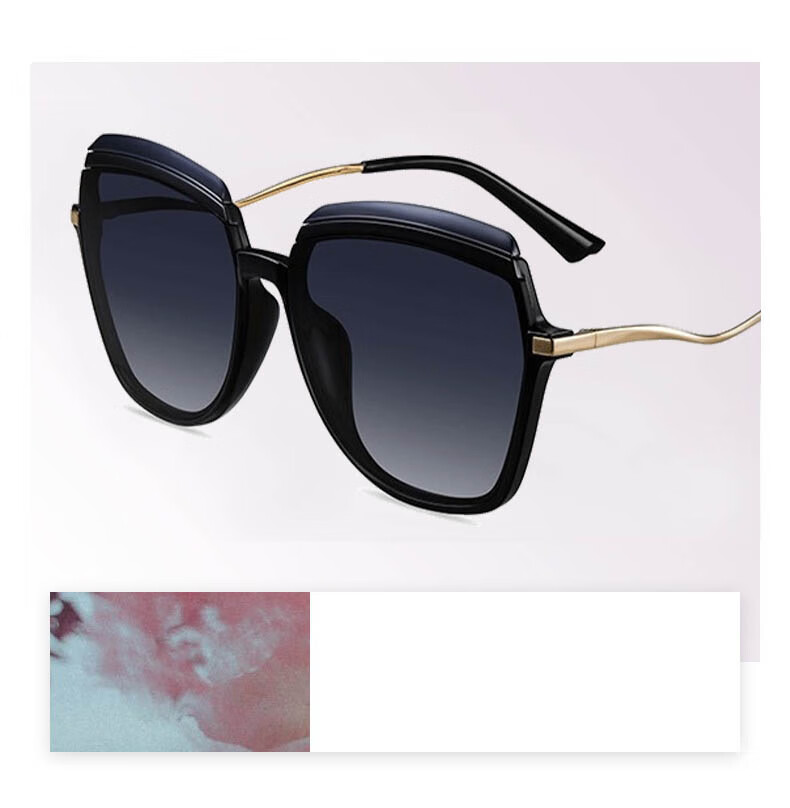 HELEN KELLER Polarized Sunglasses for Women, Gradient Color, UV Protection, Large Frame Sunglasses for Driving, H2116H01 5