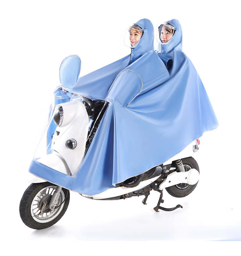 BAHAINIAO Didi Driver Raincoat, Full-Body Protection against Heavy Rain, Soft And Water-Resistant, Suitable for Electric Bicycles, Portable And Foldable 3