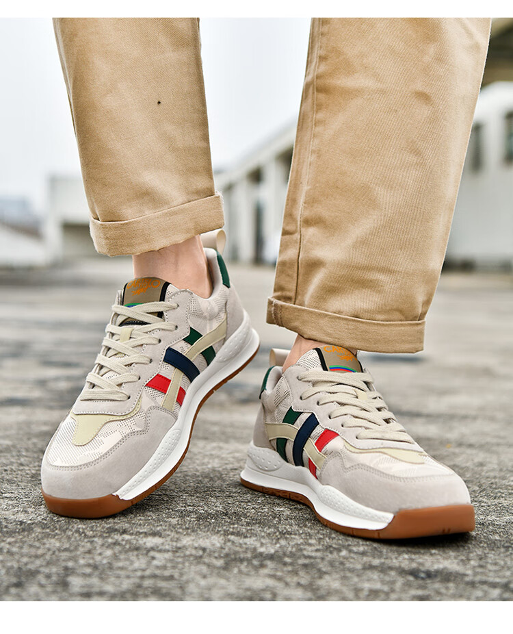 CARTELO Men's Shoes, Breathable Casual Sports Sneakers, Autumn And Winter Outdoor Jogging Hiking Travel Retro Versatile Classic New Style 14