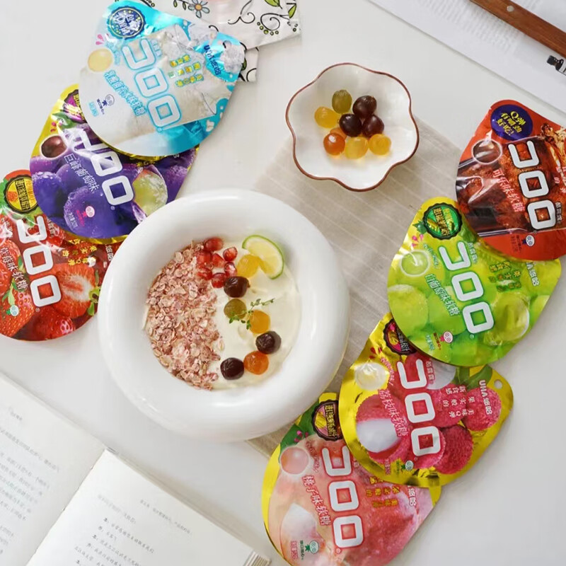 悠哈 酷露露果汁软糖果 52g 草莓味 儿童零食 休闲零食糖果