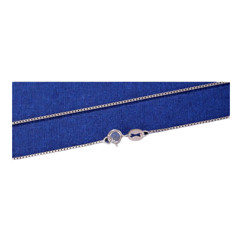 Laoyinjiang Silver Necklace without Pendant, S925 Silver Chain for Women, Simple Bare Chain, Versatile And Fashionable Collarbone Chain for Ladies