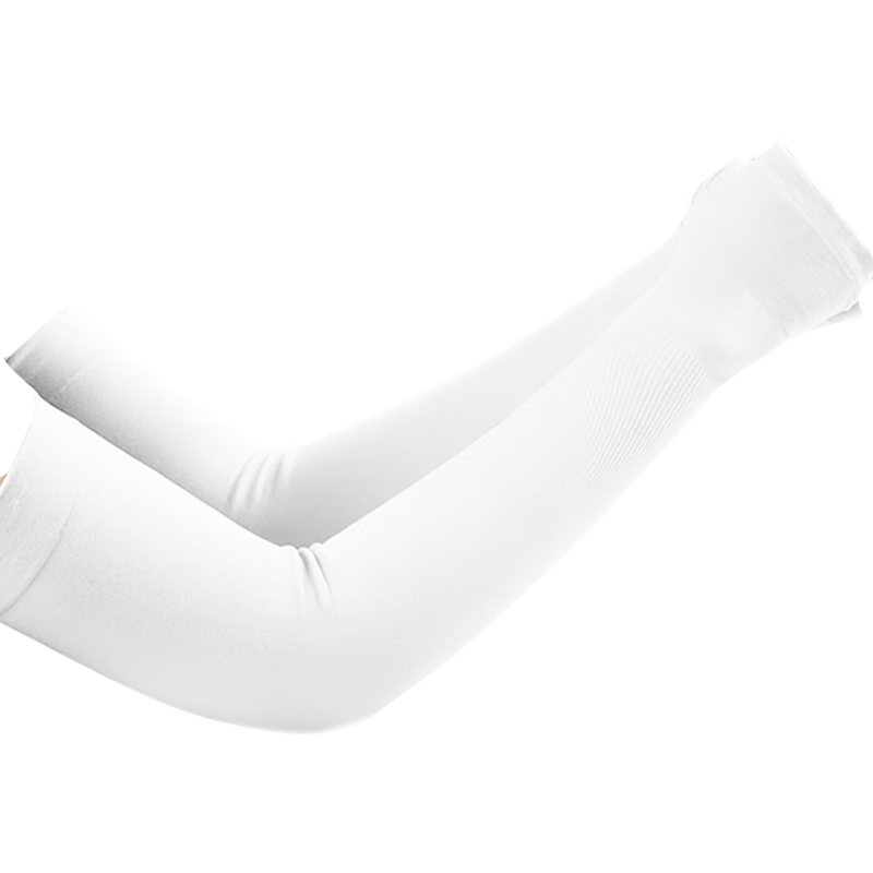JOYTOUR Ice Silk Sun Protection Arm Sleeves for Outdoor Sports Cycling Arm Guards Travel Sun Protection Ice Sleeves White Children's Style