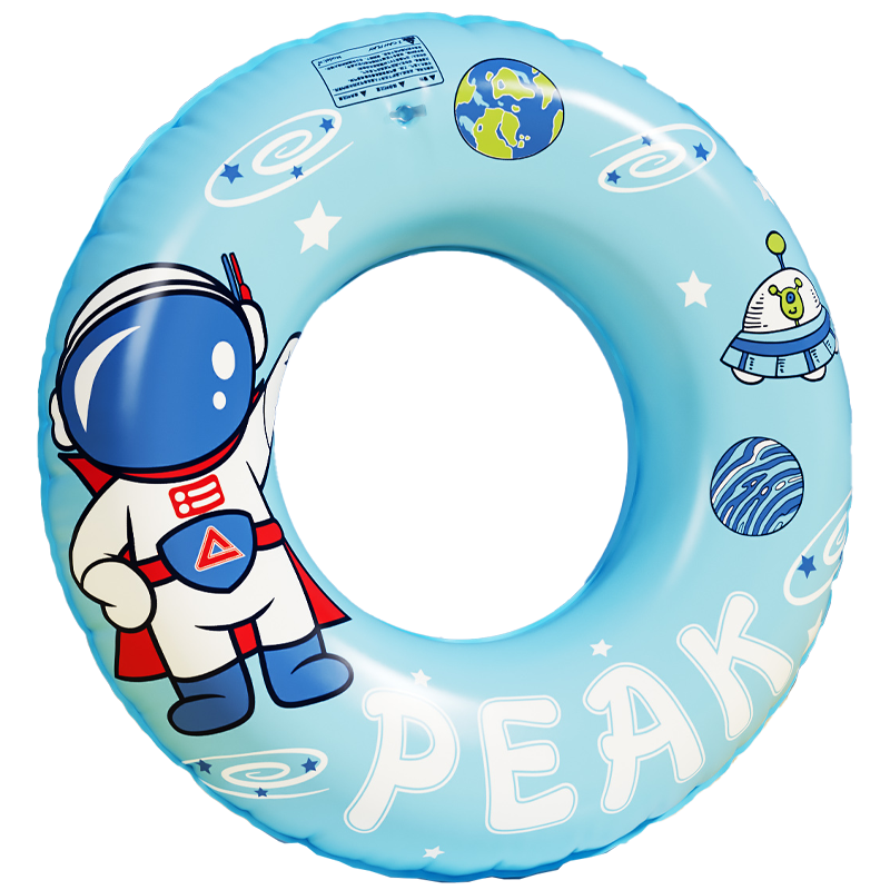 Pike Children's Swimming Ring Equipment, Boys And Girls Swimming Training Armpit Ring, Inflatable Leak-Proof Thickened Life Buoy, Size 60#, Blue