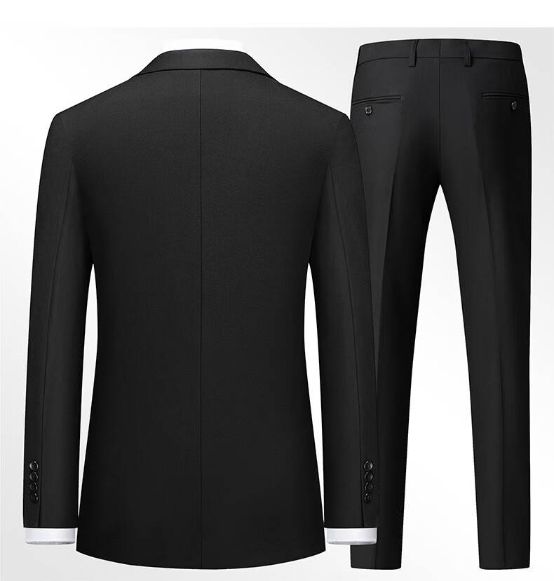 FIRS Men's Suit Set, Slim Fit Professional Formal Wear, Business Attire for Groomsmen And Groom, Wedding Attire for Me 16