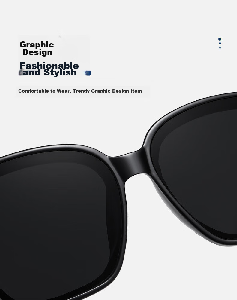 Boshide Sunglasses, UV Protection Sunglasses for Women And Men, Driving Glasses, Black 6
