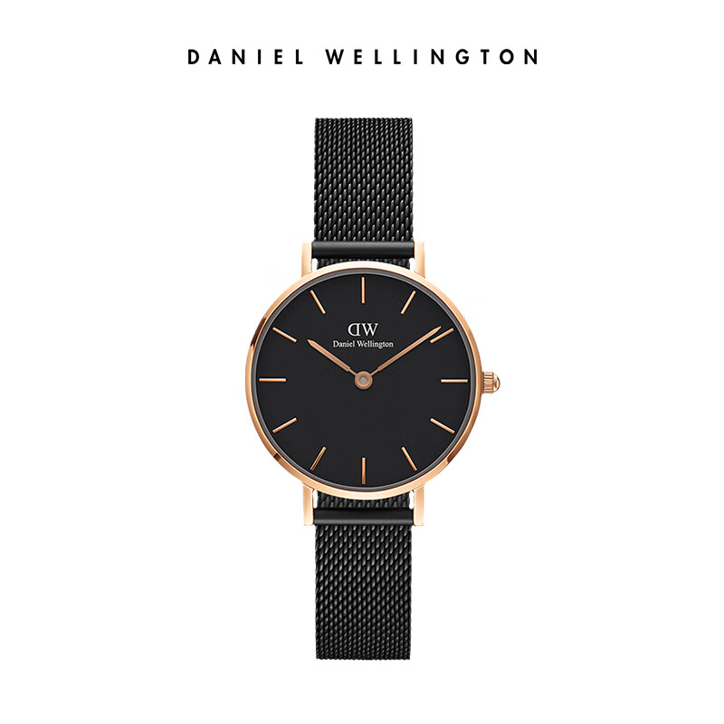 DanielWellington DW Ladies Watch, Niche Luxury Gold Steel Strap Quartz Wristwatch, Birthday Gift for Girlfriend, DW245