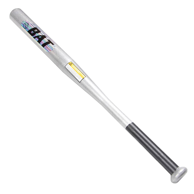 INVUI Baseball Bat for Car And Home Use, Alloy Steel Baseball Bat, Self-Driving Tour Self-Defense Exercise Equipment, 30 Inches, Silver