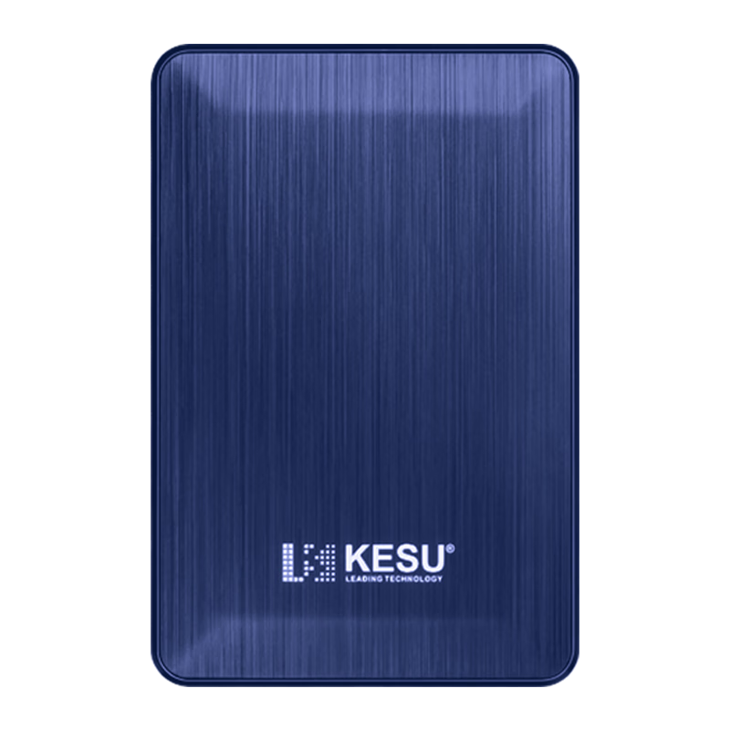 KESU 640GB Portable External Hard Drive Large Capacity Dual Disk Backup USB 3.0 Mechanical Hard Drive 320+320GB Storage Backup K1 Vibrant Blue 2.5-inch USB Drive