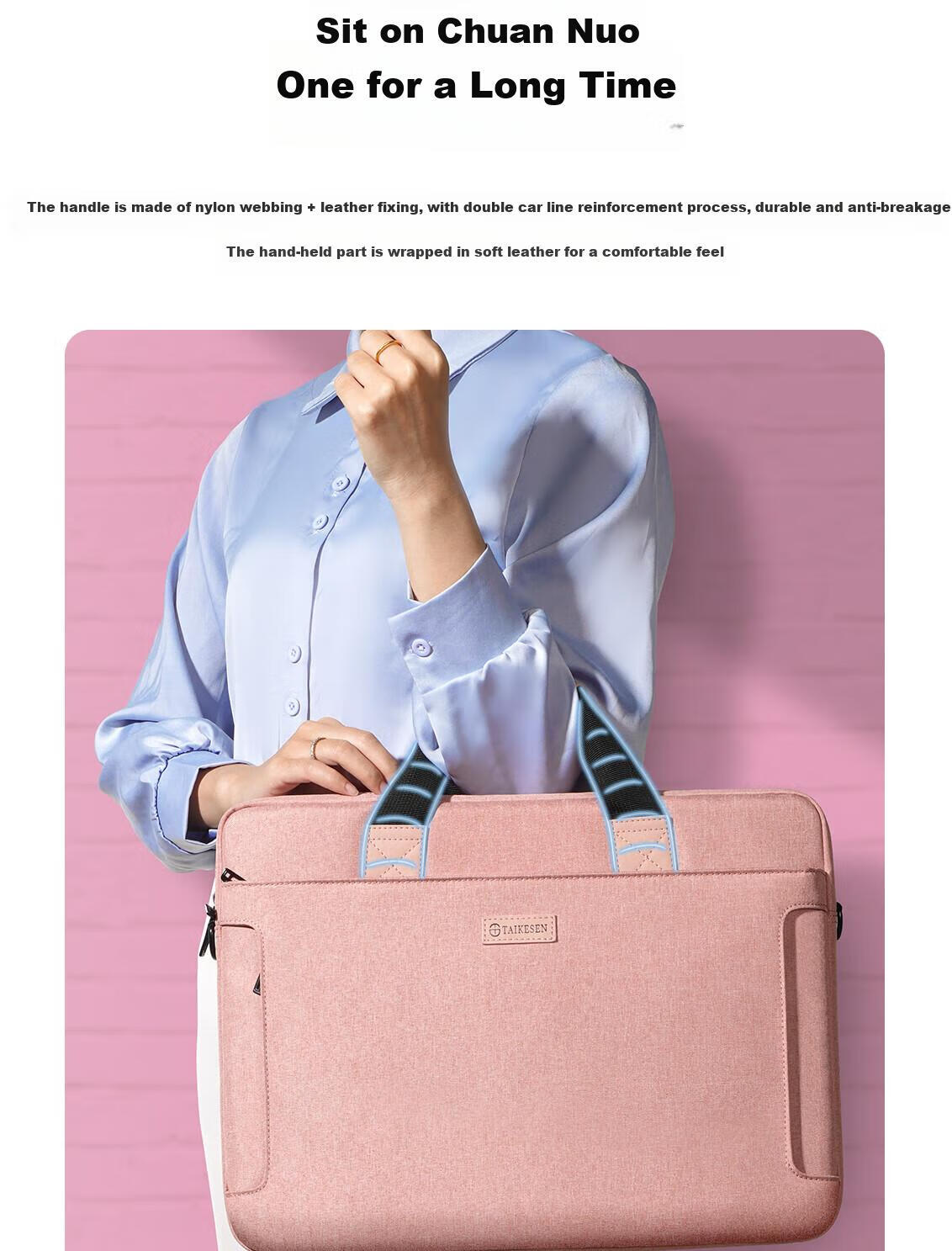 Taikesen Laptop Backpack Suitable for Apple Macbook 14-Inch, Huawei, Lenovo, Commute Business, Men And Wome 10